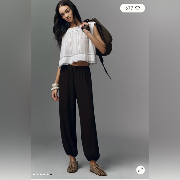 Anthropologie Sleeveless Boxy Pintuck Top in Whiite Size S. NWT - Picture 4 of 12